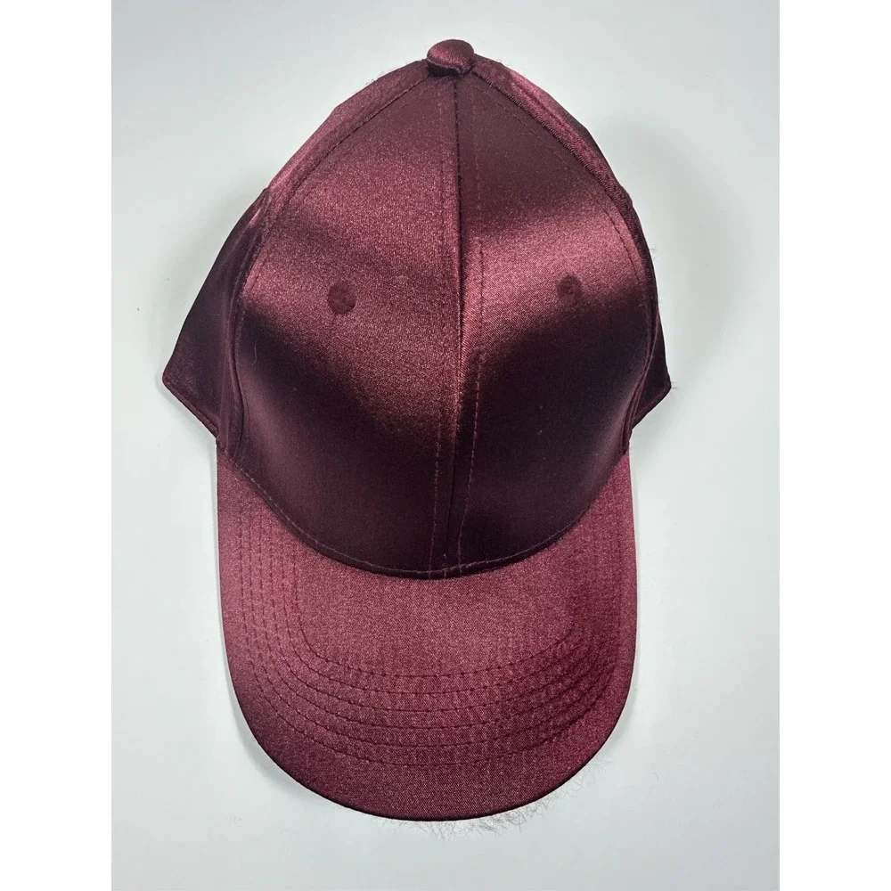 Fashion Baseball Caps Assorted Burgundy Black White Mix & Match Hats Lot Of 4